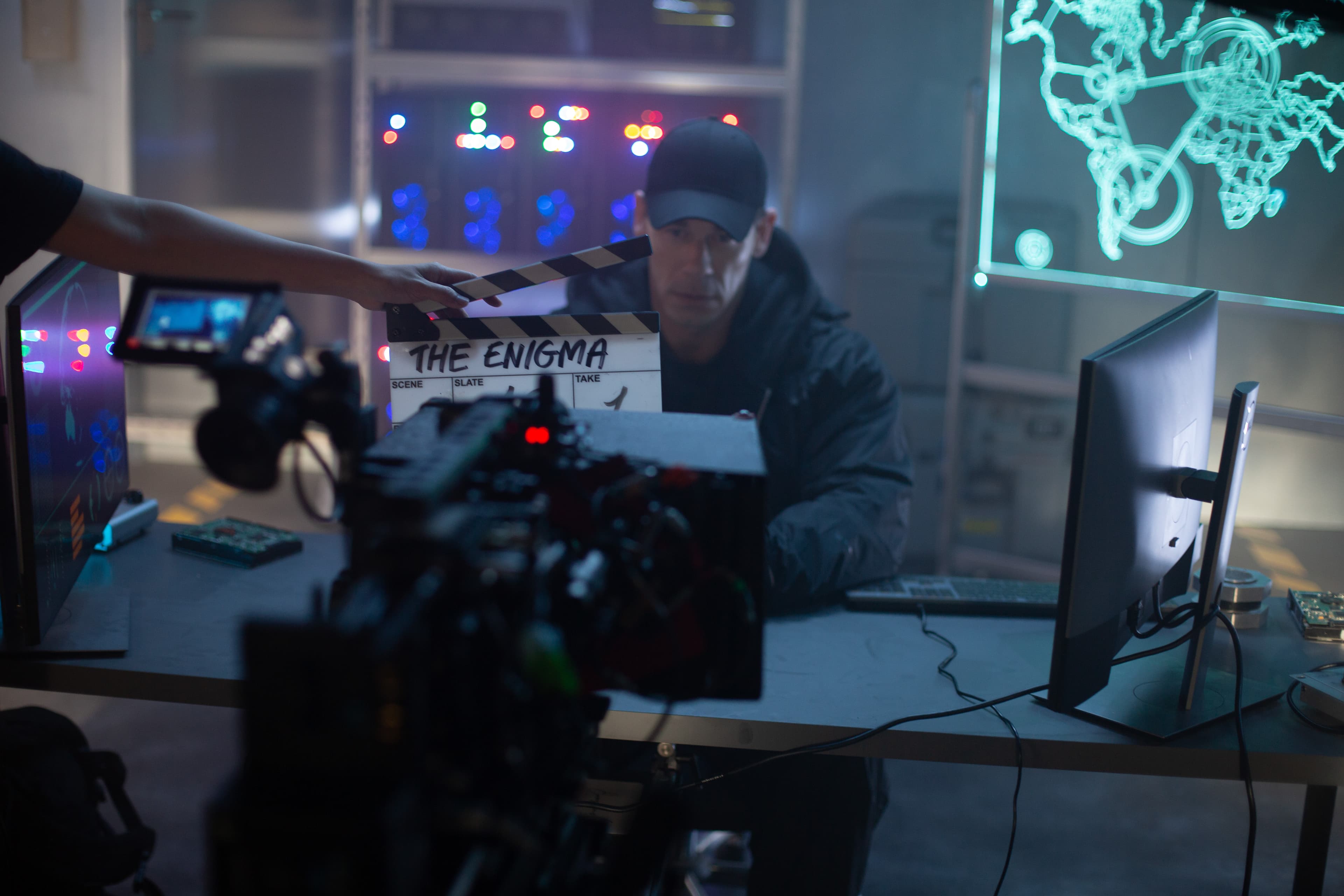 John Cena being filmed as part of Overwatch 2 Campaign